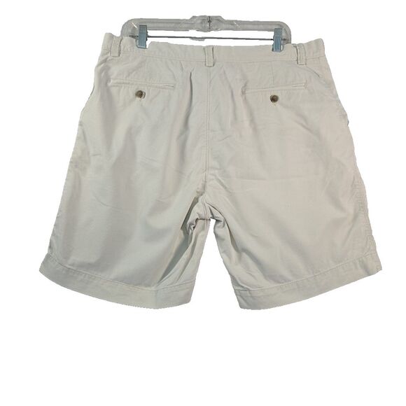 Caribbean Bermuda Shorts Cotton Men’s 38W  8.5" Inseam Flat Front Tan - Picture 2 of 8